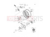 KAWASAKI ZZR1400 ABS (ZX1400FDFA) Rear Hub