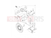 KAWASAKI NINJA 300 ABS (EX300BEFA) Rear Brake
