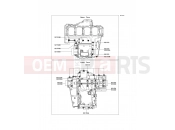 Crankcase Bolt Pattern - Kawasaki VERSYS 1000 (KLZ1000AEF) 2014