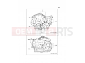 KAWASAKI VULCAN 900 CLASSIC (VN900BEFA) Crankcase Bolt Pattern
