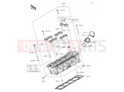 KAWASAKI Z1000SX (ZX1000LEF) Cylinder Head