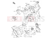 KAWASAKI Z1000SX (ZX1000LEF) Cowling(Center)
