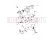 KAWASAKI Z800 ABS (ZR800BEF) Starter Motor