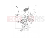KAWASAKI ER-6f (EX650EFF) Air Cleaner