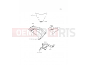 KAWASAKI ER-6f (EX650EFF) Decals(White)