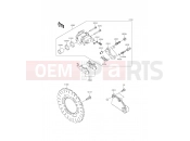 KAWASAKI NINJA 300 (EX300AFF) Rear Brake