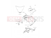 KAWASAKI Ninja 650 ABS (EX650FFF) Decals(Green)