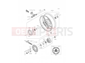 KAWASAKI NINJA ZX-6R ABS (ZX636FFF) Rear Hub