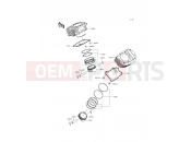KAWASAKI VULCAN 900 CLASSIC (VN900BFFA) Cylinder/Piston(s)