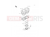 KAWASAKI W800 (EJ800AFF) Cylinder/Piston(s)