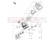 KAWASAKI Z1000SX ABS (ZX1000MFF) Air Cleaner