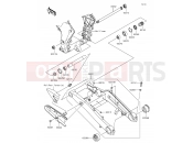 KAWASAKI Z1000SX ABS (ZX1000MFF) Swingarm