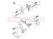 KAWASAKI Z1000SX ABS (ZX1000MFF) Footrests