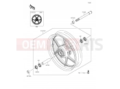 KAWASAKI Z1000SX ABS (ZX1000MFF) Front Hub