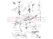 KAWASAKI Z1000SX ABS (ZX1000MFF) Ignition Switch