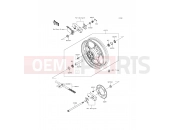KAWASAKI Z250SL ABS (BR250FFS) Rear Hub