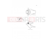 KAWASAKI Z250SL ABS (BR250FFS) Decals(Green)