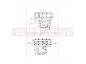 KAWASAKI Z800 (ZR800CFF) Crankcase Bolt Pattern