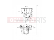 KAWASAKI Z800 ABS (ZR800BFF) Crankcase Bolt Pattern