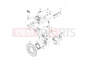 KAWASAKI Z800 ABS (ZR800BFF) Rear Brake