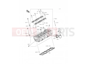 KAWASAKI Z800 ABS (ZR800DFF) Cylinder Head