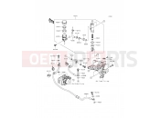 KAWASAKI Z800 ABS (ZR800DFF) Rear Master Cylinder