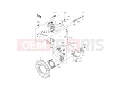 KAWASAKI Z800 ABS (ZR800DFF) Rear Brake