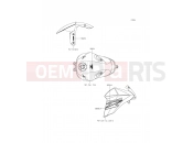 KAWASAKI Z800 ABS (ZR800DFF) Decals(Orange)(White)