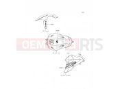 KAWASAKI Z800 ABS (ZR800DFF) Decals(Red)