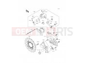 Rear Brake - Kawasaki ER-6f ABS (EX650FGF) 2016