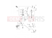 KAWASAKI ER-6n ABS (ER650FGF) Rear Master Cylinder