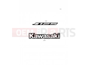 KAWASAKI J125 (SC125AGFA) Decals(Black)