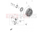 KAWASAKI J300 ABS (SC300BGF) Rear Hub