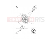 KAWASAKI NINJA 250SL (BX250AGFA) Front Hub