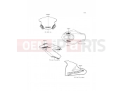 KAWASAKI NINJA 250SL (BX250AGFA) Decals(Green)(White)