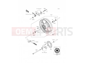 KAWASAKI NINJA 250SL ABS (BX250BGFA) Rear Hub