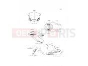 KAWASAKI NINJA 250SL ABS (BX250BGFA) Decals(White)