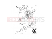 KAWASAKI NINJA 300 ABS (EX300BGF) Rear Hub