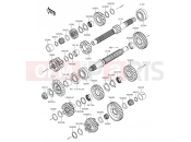 KAWASAKI VERSYS 1000 (KLZ1000BGF) Transmission