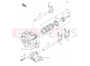 KAWASAKI VERSYS 1000 (KLZ1000BGF) Gear Change Drum/Shift Fork(s)