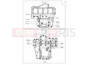 KAWASAKI VERSYS 1000 (KLZ1000BGF) Crankcase Bolt Pattern