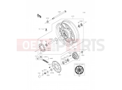 KAWASAKI VULCAN S (EN650AGFA) Rear Hub