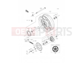 KAWASAKI VULCAN S ABS (EN650BGF) Rear Hub