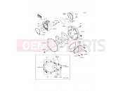 KAWASAKI W800 (EJ800AGF) Right Engine Cover(s)