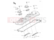 KAWASAKI Z1000 ABS (ZR1000GGF) Cylinder Head Cover