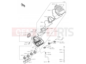 KAWASAKI Z1000 ABS (ZR1000GGF) Air Cleaner
