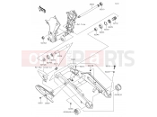 KAWASAKI Z1000 ABS (ZR1000GGF) Swingarm