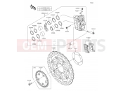KAWASAKI Z1000 ABS (ZR1000GGF) Front Brake