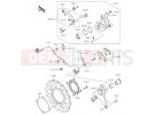 KAWASAKI Z1000 ABS (ZR1000GGF) Rear Brake