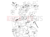 KAWASAKI Z1000 ABS (ZR1000GGF) Cowling(Center)